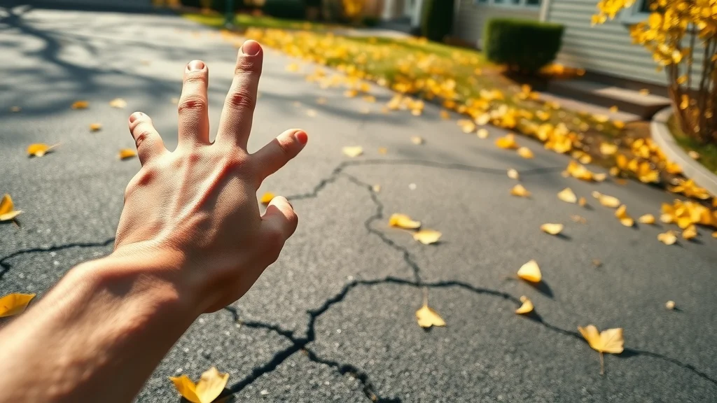 asphalt repair - Closeup of deep cracks and faded asphalt, damage shown in detail