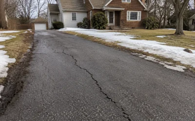 Why Asphalt Driveways Crack After Winter